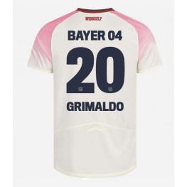 Bayer Leverkusen Alejandro Grimaldo #20 Uit tenue 2025-26 Korte Mouw
